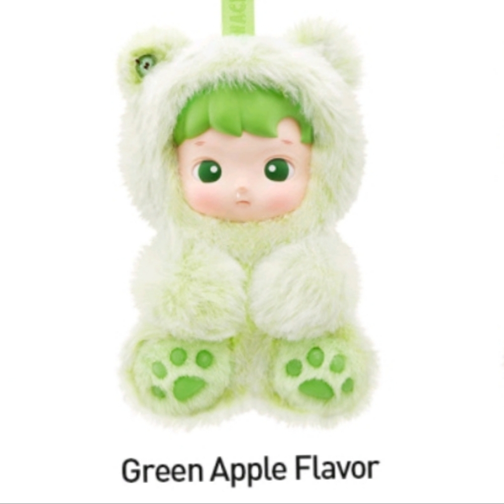 HACIPUPU Gummy Bear Series- Vinyl Plush Pendant NIB Green‎ Apple Flavor